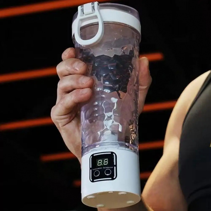 Protein Shaker Bottle - New In Auto Mixing Cup 3