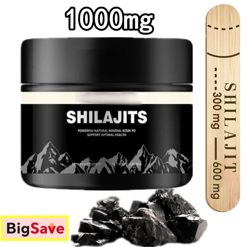 Shilajit Resin Pure - 1000mg Pure Shilajit Resin Mineral Supplements