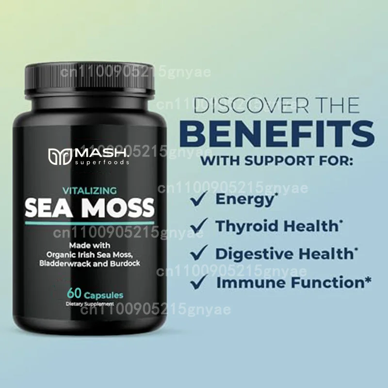 Black Seed Oil Capsule - Seaweed Supplement Capsules, 15 in 1