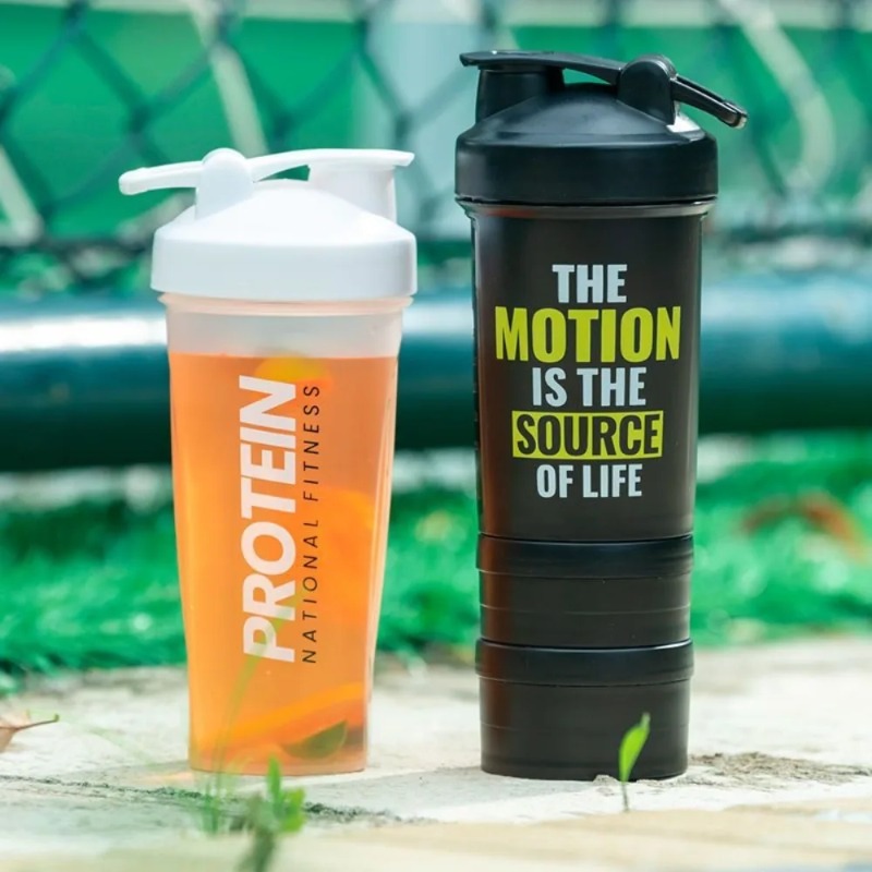 Protein Shaker Bottle - Shake Cup for Meal Replacement Fitness