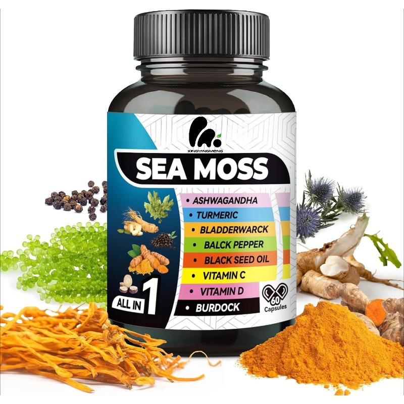 Black Seed Oil Capsule - 9-in-1 Seaweed Black Seed Oil, Ginger