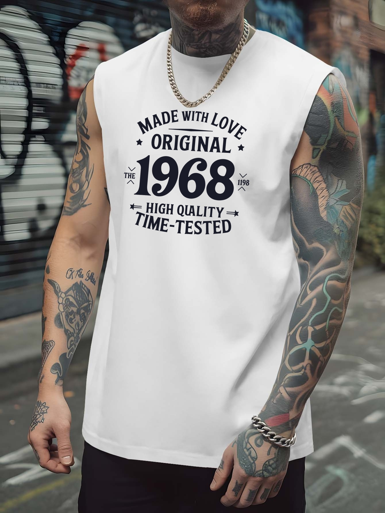 Fitness & Nutrition Lab - Men's loose sports vest, summer breathable