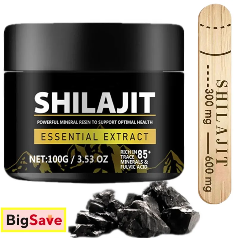 Shilajit Resin Pure - 1000mg Pure Shilajit Resin Mineral Supplements