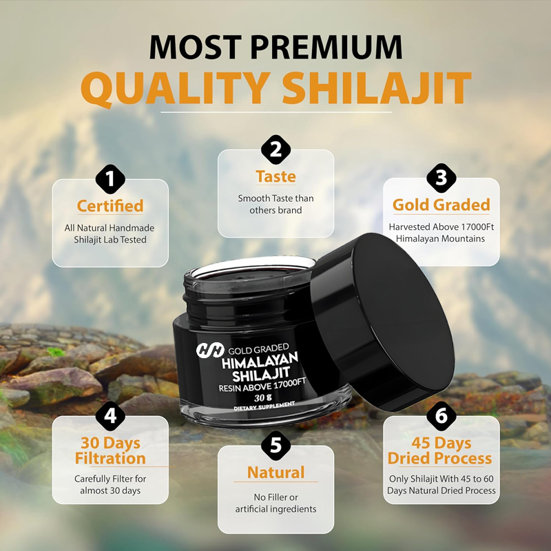 Pure Himalayan Shilajit Resin, - Shilajit Resin Pure recensie en prijs