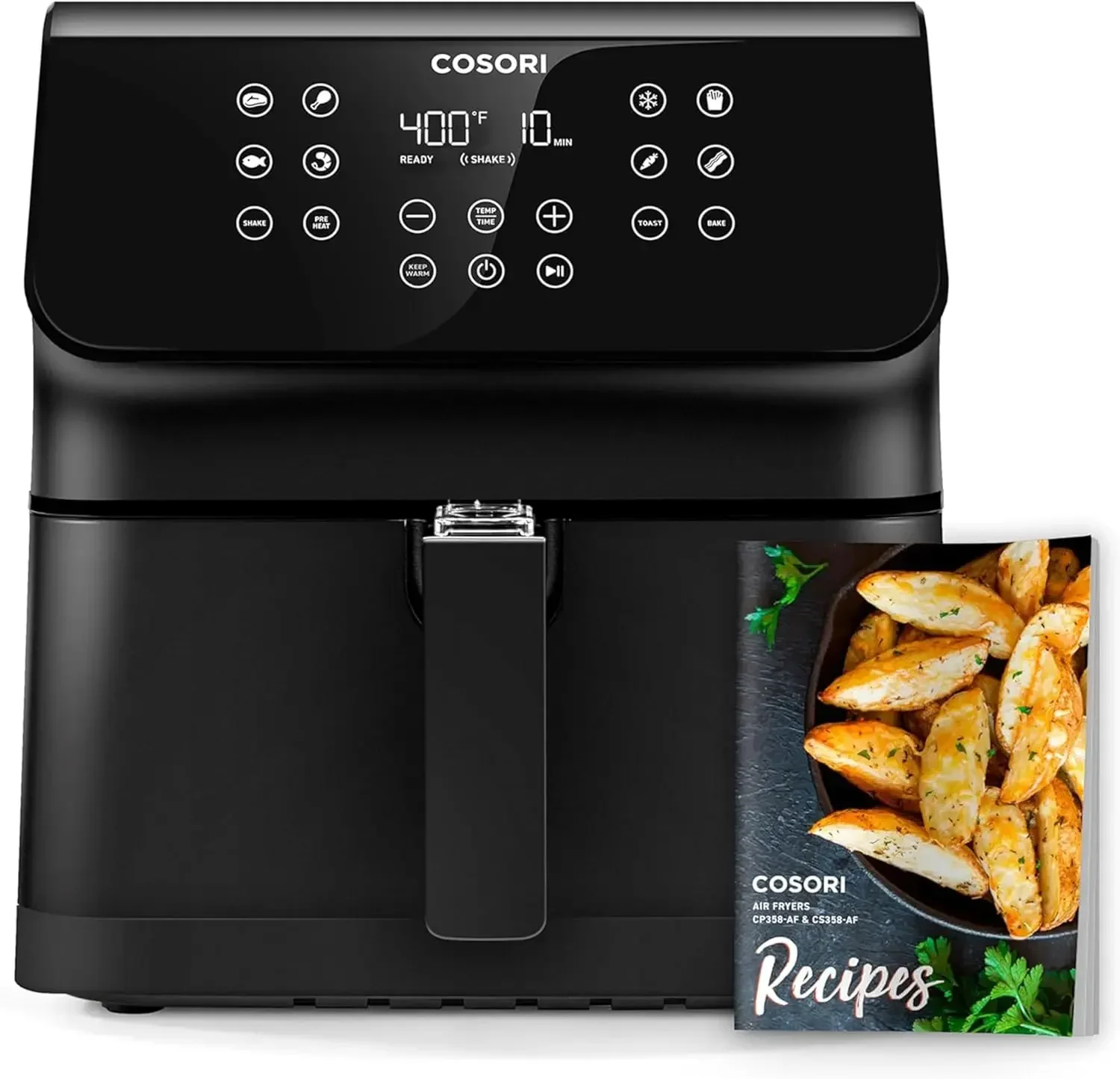 12-in-1 Air Fryer 5.8QT, Toast - Nutrition & Fitness Hub Photos recensie en prijs