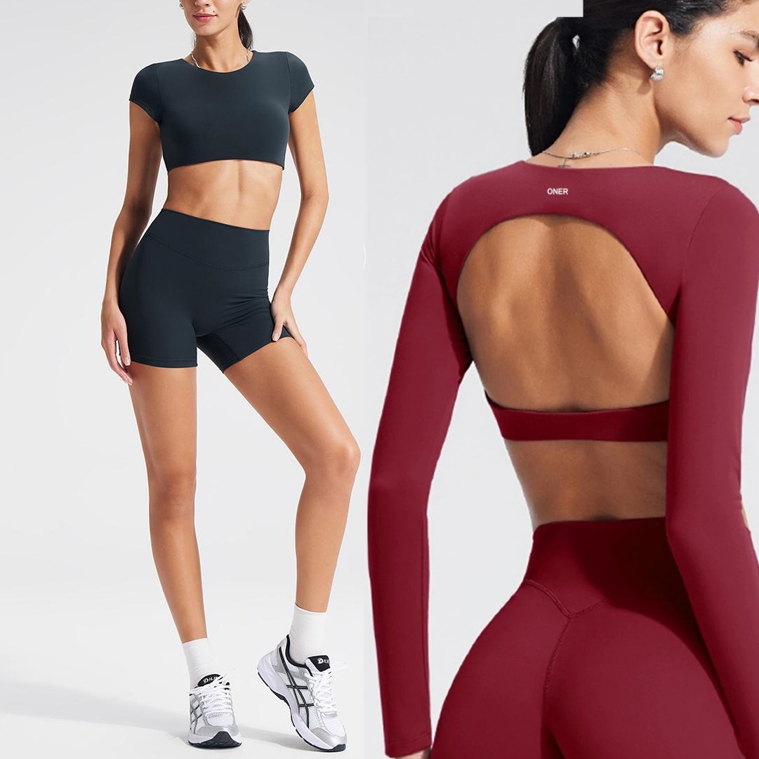 Women's long-sleeved yoga top  - Fitness & Nutrition Lab recensie en prijs