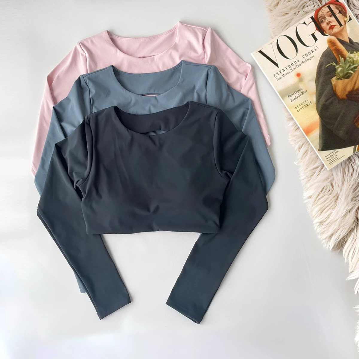 Women's long-sleeved yoga top  - Fitness & Nutrition Lab recensie en prijs