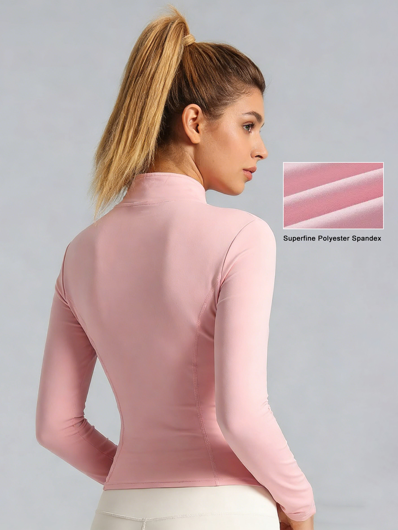 New Women Light pink Yoga Coat - Fitness & Nutrition Lab recensie en prijs