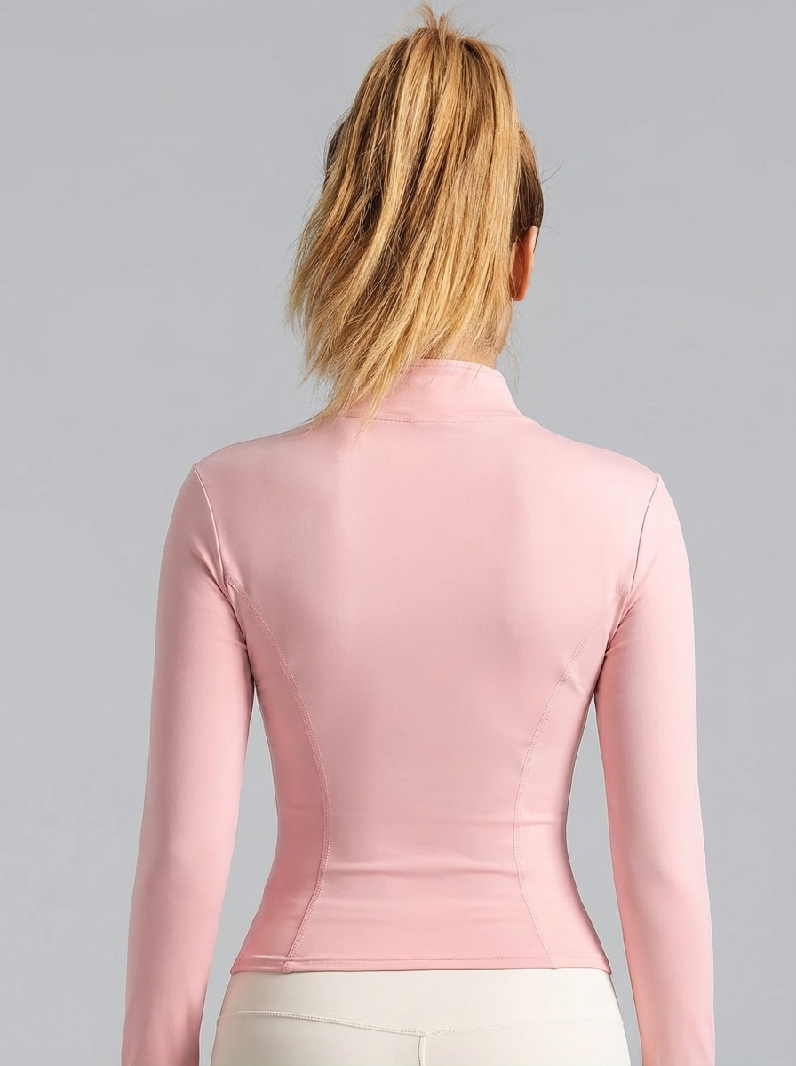 New Women Light pink Yoga Coat - Fitness & Nutrition Lab recensie en prijs