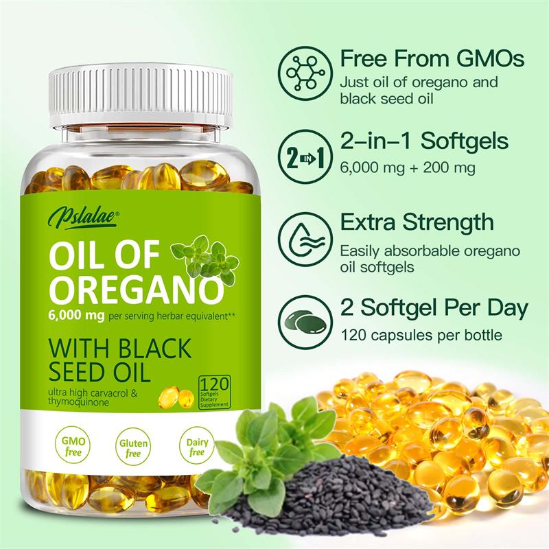 Oregano Oil Capsules - with Bl - Black Seed Oil Capsule recensie en prijs