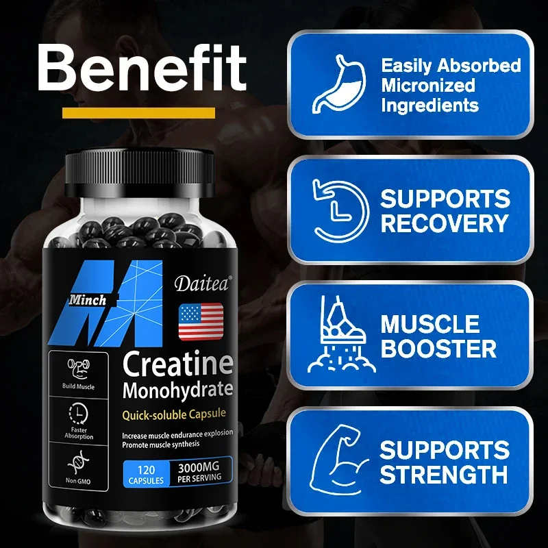 Daitea Creatine 3000 mg Monohy - Nutrition & Fitness Hub Photos recensie en prijs