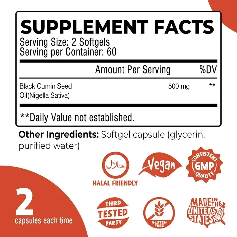 Black Seed Oil Capsules - Supp - Black Seed Oil Capsule recensie en prijs