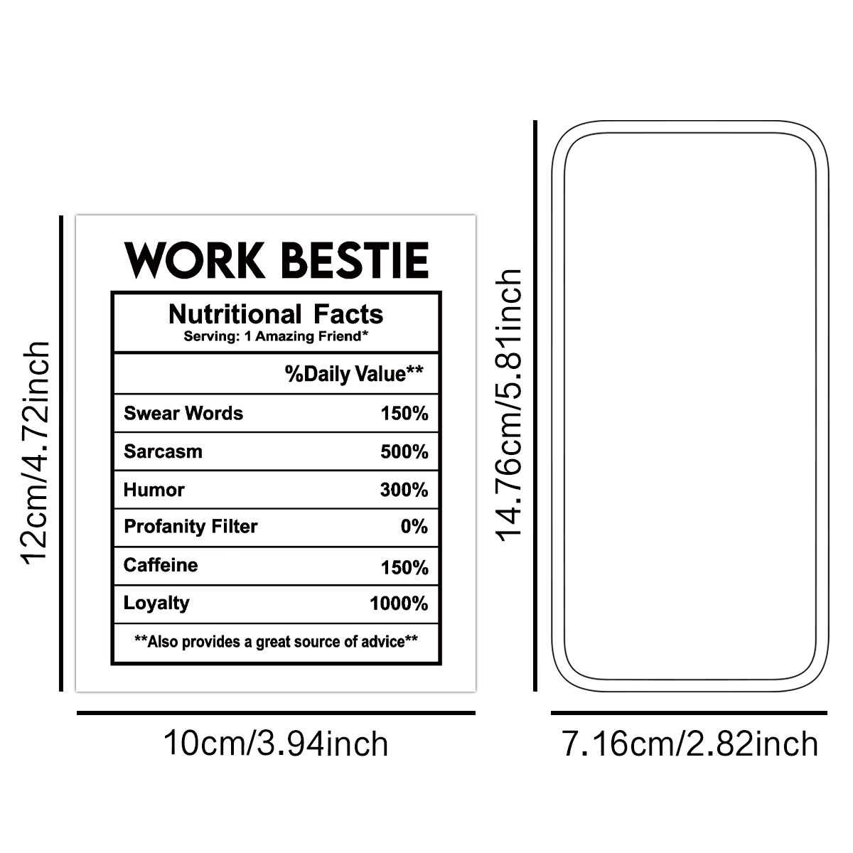 4pcs Funny Work Bestie Wine Bo - Nutrition & Fitness Hub Photos recensie en prijs