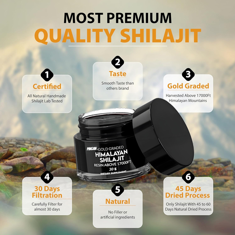 Pure Himalayan Shilajit Resin, - Shilajit Resin Pure recensie en prijs