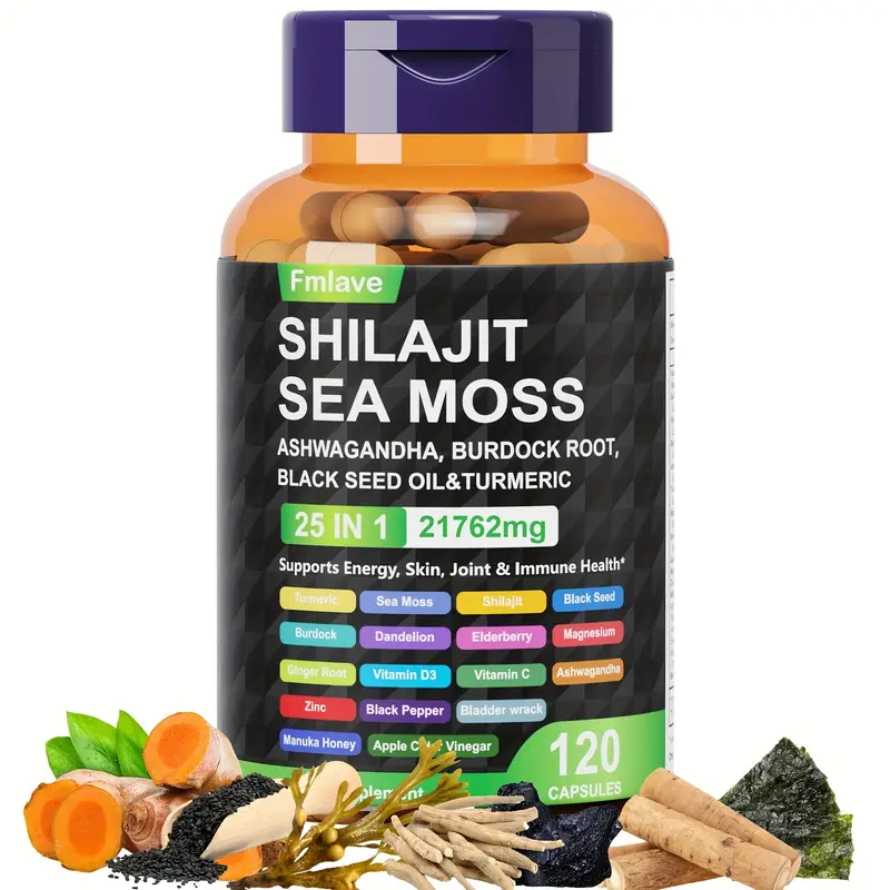 Fmlave 25 in 1 Sea Moss Black  - Black Seed Oil Capsule recensie en prijs
