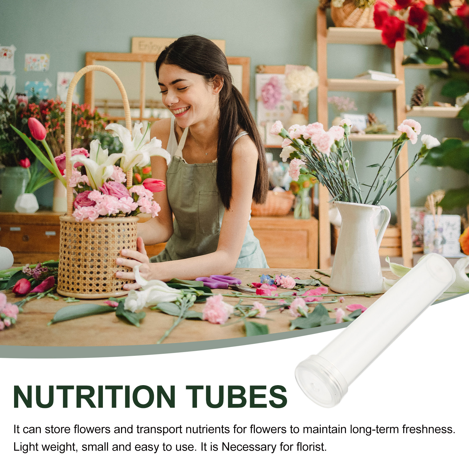 50Pcs Fresh Flower Storage Tub - Nutrition & Fitness Hub Photos recensie en prijs