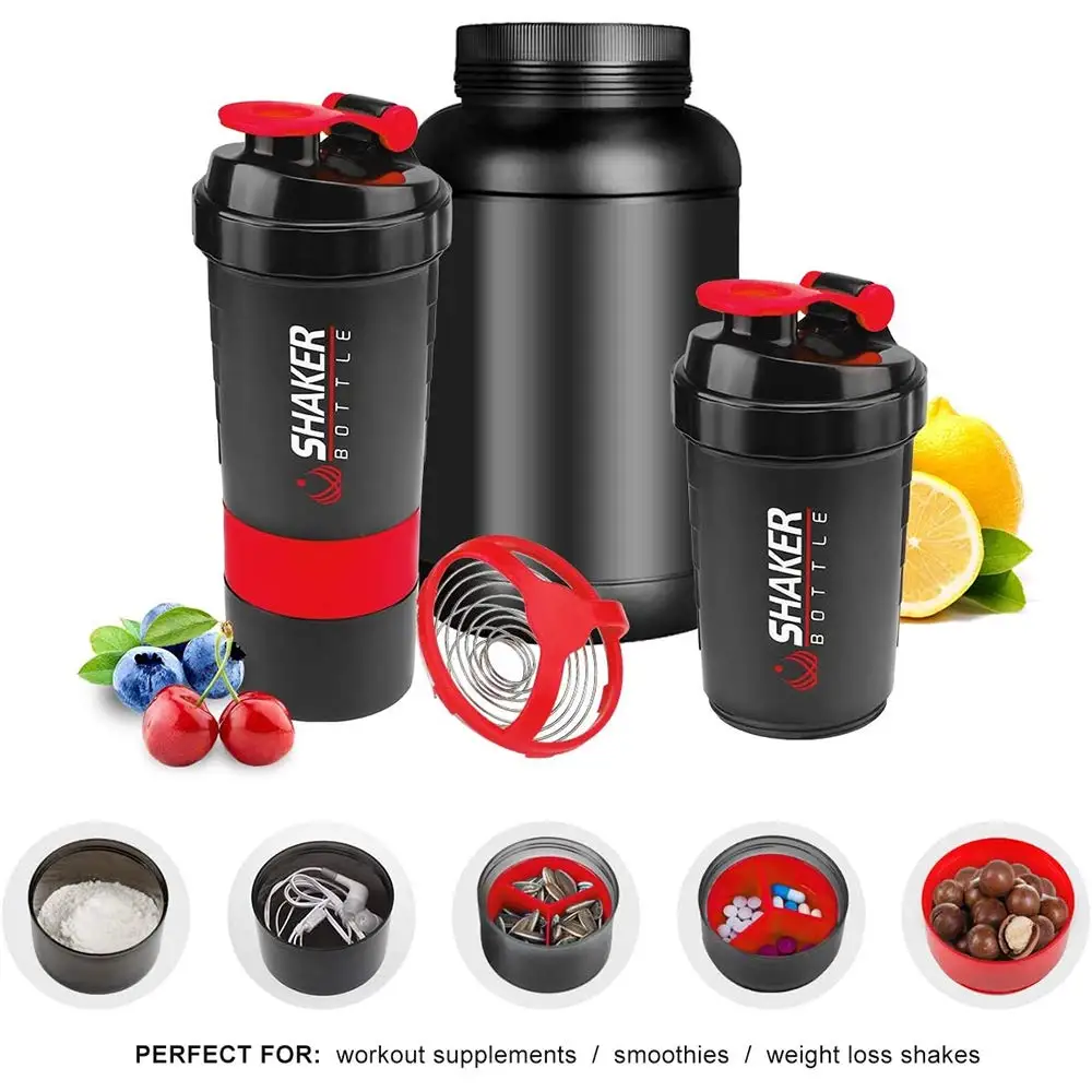 500ml Layered Protein Bottle P - Protein Shaker Bottle recensie en prijs