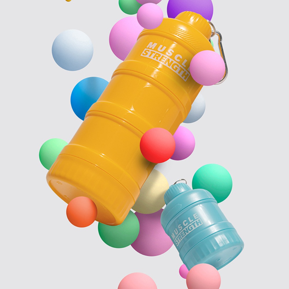 1/2/3-layer Portable Protein P - Protein Shaker Bottle recensie en prijs