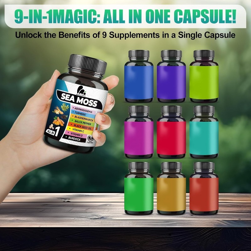 9-in-1 Seaweed Black Seed Oil, - Black Seed Oil Capsule recensie en prijs