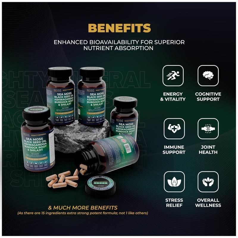 Black Seed Oil, Shilajit, Sea  - Black Seed Oil Capsule recensie en prijs